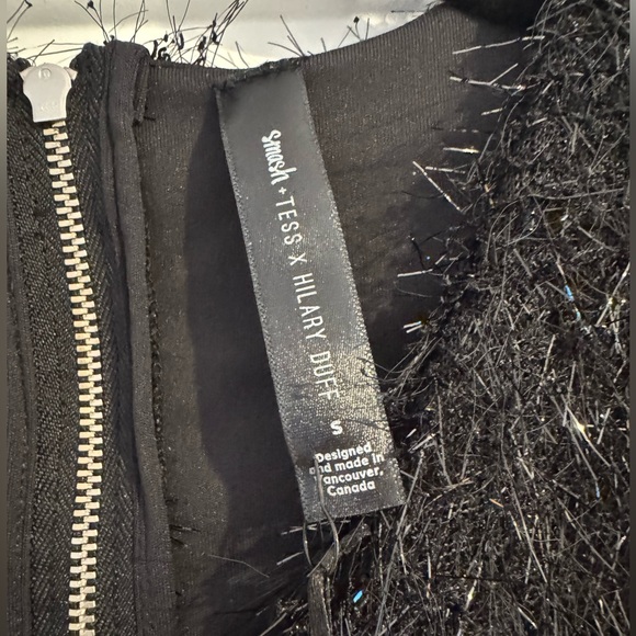 NWT Smash + Tess x Hilary Duff Tinsel Skorty Romper Midnight Black - Picture 5 of 5